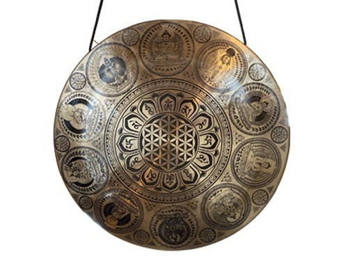 Tuned Etched Nepalese Chau Gongs